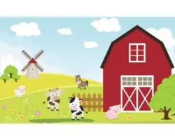 Fototapete Vlies Farm 416 x 254 cm