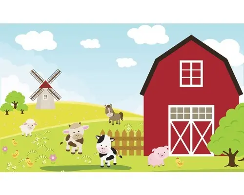 Fototapete Vlies Farm 416 x 254 cm