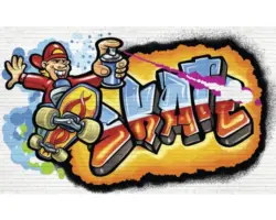 Fototapete Vlies Graffiti 312 x 219 cm