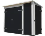 Hornbach Gartenschrank weka Multibox 367 inkl. Regalsystem 205x84x152 cm anthrazit