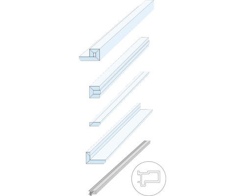 Knauf Zargenlose Türlaibung für Holztürblatt Fertigwanddicke 150 mm Pocket Kit Schiebetürsystem