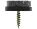 Hornbach Tarrox Filzgleiter mit Schraube 24 mm rund braun 24 Stück