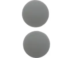 Tarrox Türpuffer Ø 38 mm weiß 2 Stück selbstklebend