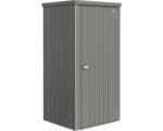 Hornbach Geräteschrank biohort Gr. 90 mit Regalböden und Gerätehalter, 93 x 83 x 182,5 cm, quarzgrau-metallic