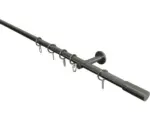 Hornbach Vorhangstangen Set Zylinder edelstahl-optik 200 cm Ø 20 mm