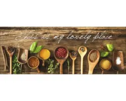 Glasbild My Lovely Place I 50x125 cm GLA1367