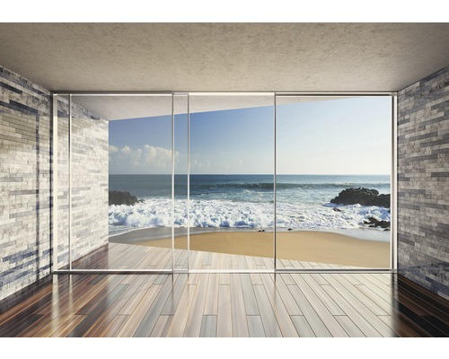 Fototapete Papier Strandterrasse 368 x 254 cm