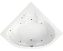 Whirlpool Ottofond Victoria System Komfort 140x140 cm weiß