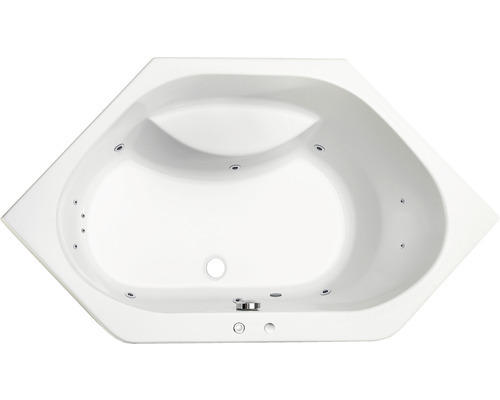 Whirlpool Ottofond Tilas System Komfort 130x130 cm weiß