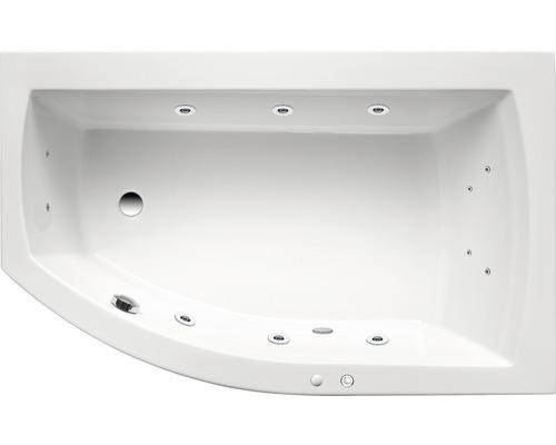 Whirlpool Ottofond Ebony Mod. A System Komfort 160x98 cm weiß