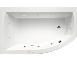 Whirlpool Ottofond Ebony Mod. B System Komfort 160x98 cm weiß