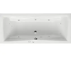 Whirlpool Ottofond Lusaka Duo System Komfort 190x80 cm weiß