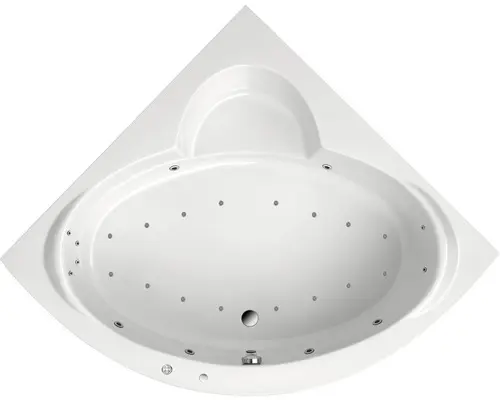 Whirlpool Ottofond Pamir System Premium 151x151 cm weiß