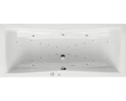 Whirlpool Ottofond Lusaka Duo System Premium 190x80 cm weiß