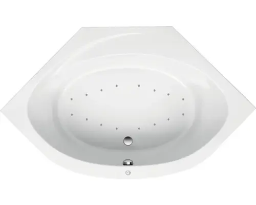 Whirlpool Ottofond Saskia System Air 150x150 cm weiß