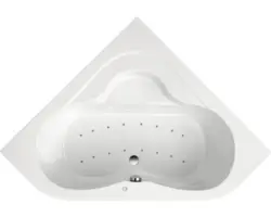 Whirlpool Ottofond Luxor System Air 140x140 cm weiß