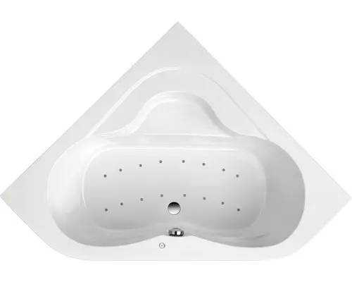 Whirlpool Ottofond Luxor System Air 140x140 cm weiß