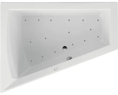 Whirlpool Ottofond Delta II Mod B System Air 175x135x70 cm weiß