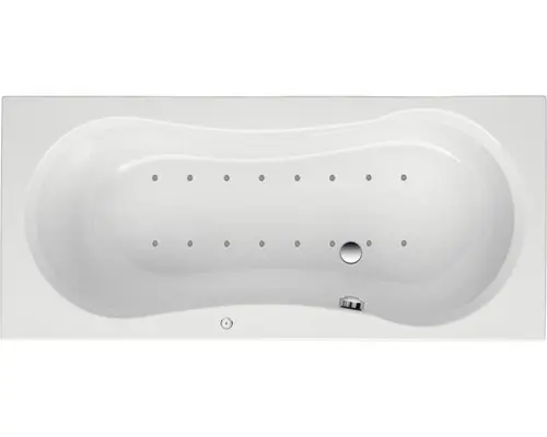 Whirlpool Ottofond Saipan System Air 180x80 cm weiß