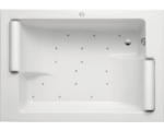 Hornbach Whirlpool Ottofond Batain System Air 195x135 cm weiß