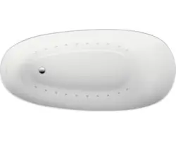 Freistehender Whirlpool Ottofond Sempre 180x85 cm System Komfort - Lightsystem weiß