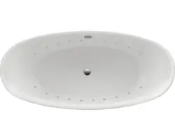 Freistehender Whirlpool Ottofond Pessoa 180,5x83,5 cm System Komfort - Lightsystem weiß