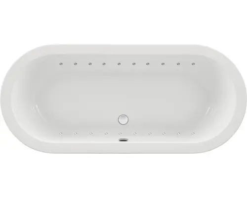 Freistehender Whirlpool Ottofond Trend 179,5x80 cm System Komfort - Lightsystem weiß