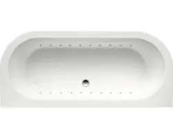 Freistehende Doppelbadewanne Ottofond Messina System Komfort - Lightsystem 71210 180x79x58 cm weiß