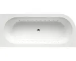 Hornbach Rechteckbadewanne Ottofond Messina Corner B 178x78 cm weiß mit Lightsystem