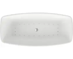 Freistehender Whirlpool Ottofond Luanda 170x80 cm System Komfort - Silentsystem weiß