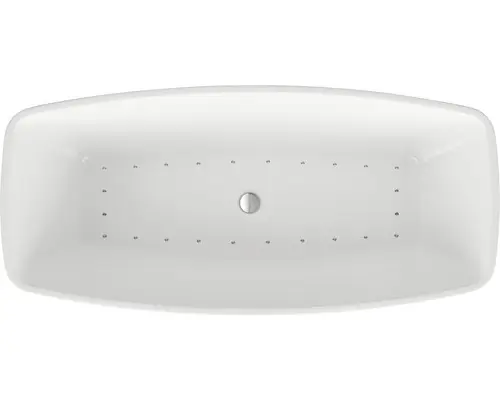 Freistehender Whirlpool Ottofond Luanda 170x80 cm System Komfort - Silentsystem weiß