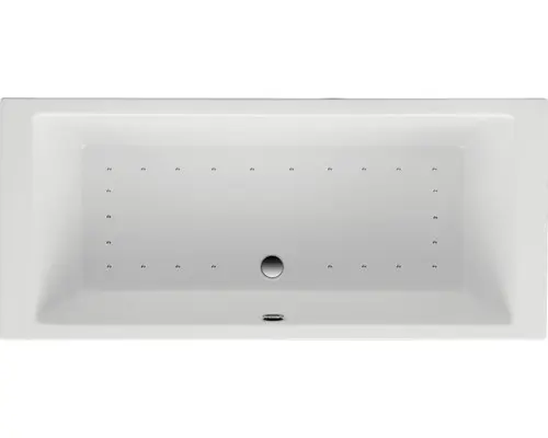 Freistehender Whirlpool Ottofond Comino 179,5x79,5 cm System Komfort - Silentsystem weiß