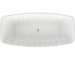 Freistehender Whirlpool Ottofond Luanda 170x80 cm System Komfort - Lightsystem und Silentsystem weiß