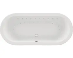 Freistehender Whirlpool Ottofond Trend 179,5x80 cm System Komfort - Lightsystem und Silentsystem weiß