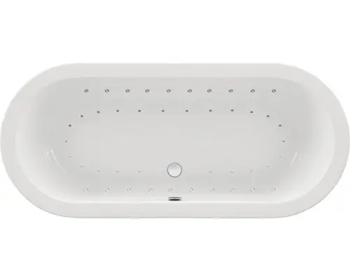 Freistehender Whirlpool Ottofond Trend 179,5x80 cm System Komfort - Lightsystem und Silentsystem weiß