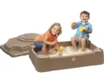 Hornbach Sandkasten Step2 Play & Store Kunststoff 107x71x28 cm braun