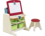 Hornbach Spieltisch Step2 Flip & Doodle Easel Desk 51x34x71 cm mit Hocker