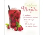 Hornbach Glasbild Raspberry Mojito 20x20 cm GLA1163