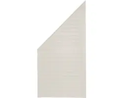 Abschlusselement Konsta Diamond links 90 x 180/90 cm cremeweiß