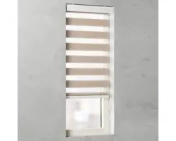 Soluna Doppelrollo D-R10 mit Kassette Wood holz 120x175 cm