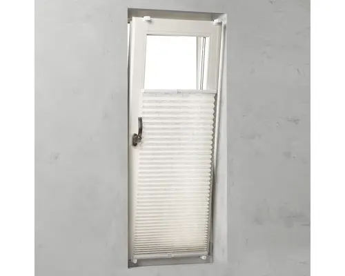 Soluna Faltenplissee mit Seitenverspannung, Design Motiv Honey 75x130 cm