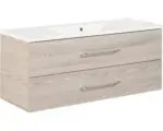Hornbach Badmöbel-Set Fackelmann B.clever 120 51x120x46 cm alaska esche
