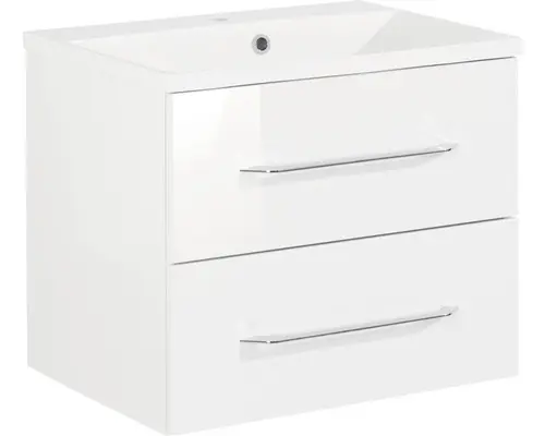 Waschbeckenunterschrank Fackelmann B.clever 60 51x60x46 cm weiß