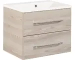 Hornbach Badmöbel-Set Fackelmann B.clever 60 51x60x46 cm alaska esche