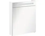 Hornbach LED-Spiegelschrank Fackelmann B.clever 1-türig 60x71x16 cm weiß