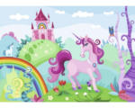 Hornbach Fototapete Vlies 16086 Kids purple Unicorn 5-tlg. 250 x 180 cm