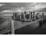 Hornbach Fototapete Papier 97011 Brooklyn Bridge black/white 2-tlg. 350 x 260 cm