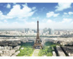 Hornbach Fototapete selbstklebend Papier 53005 Eiffel Tower 8-tlg. 198 x 272 cm