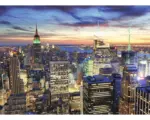 Hornbach Fototapete Vlies 18296 New York at Dusk 7-tlg. 350 x 260 cm
