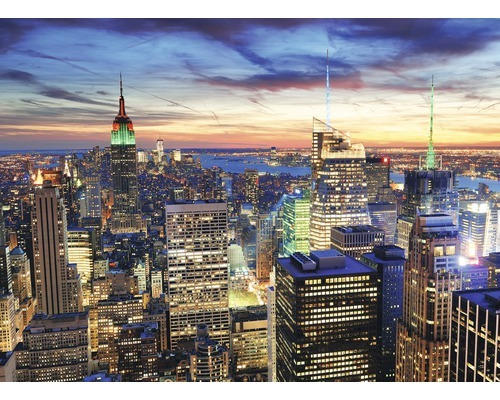 Fototapete Vlies 18296 New York at Dusk 7-tlg. 350 x 260 cm